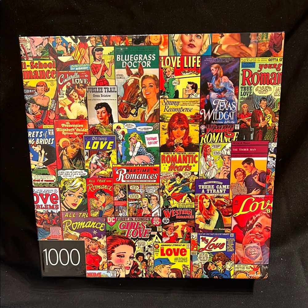 Cardinal ROMANCE COMICS 1000 Piece jigsaw Puzzle SALE 🔴3/$25!
